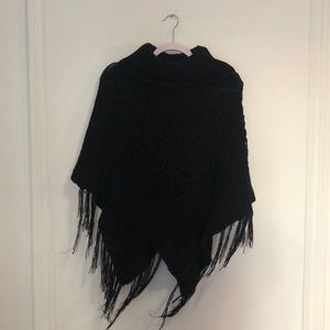 Wool poncho